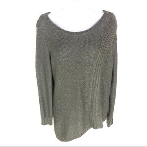 Will I Smith Gray Long Sleeve Sweater S Small